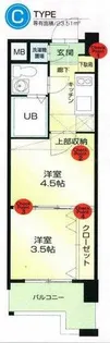 NO.55 ORIENTBLD【5階】の間取り
