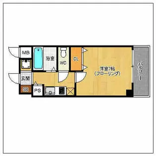 ヨーキハイム大濠【2階】の間取り