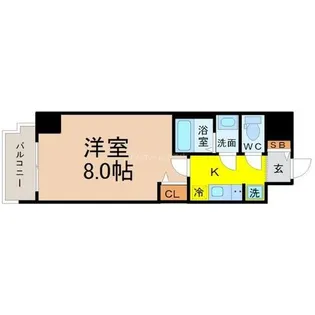 メイクス高岳(タカオカ)【4階】の間取り