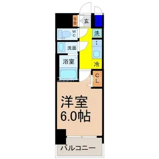 プレサンス桜山駅前アフォード【2階】の間取り