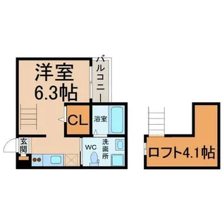 infinityplus(インフィニティプラス)【2階】の間取り