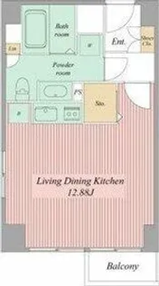 ミュプレ矢場町【7階】の間取り