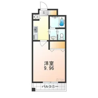 プレジール山科【6階】の間取り