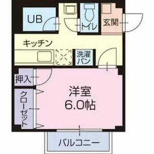 SURPLUSニワコーポ【102号室】の間取り