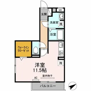 seagull【3階】の間取り