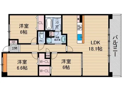 槻【4階】の間取り