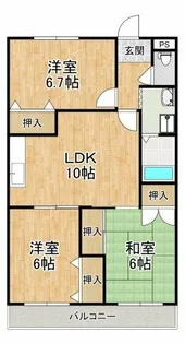 田中マンション【3階】の間取り