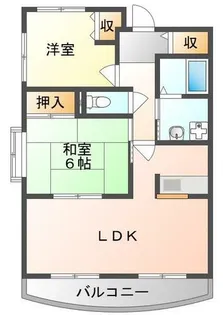 ドリーム菊水【5階】の間取り