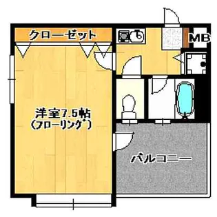 Kステーションプラザ姪浜【1001号室】の間取り
