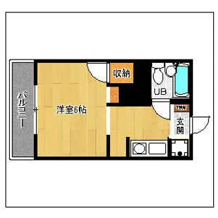アーバインハイツ【206号室】の間取り