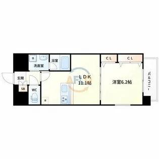 BRIGHT CUBE【2階】の間取り