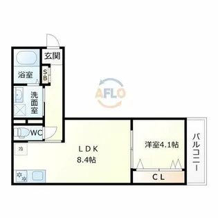 オガールコートフセ【2階】の間取り