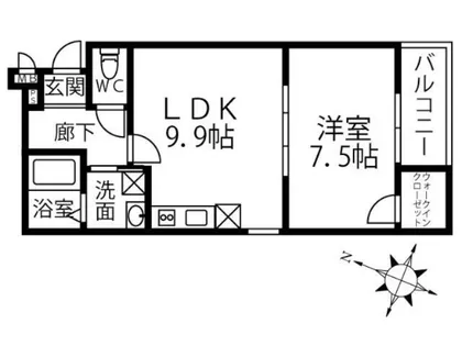 Maison Deuxieme【3階】の間取り