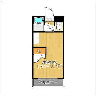 ロイヤルハイツ和白【406号室】の間取り