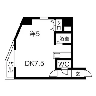 ミラバ澄川【3階】の間取り