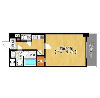 カサベルテ ワン【101号室】の間取り