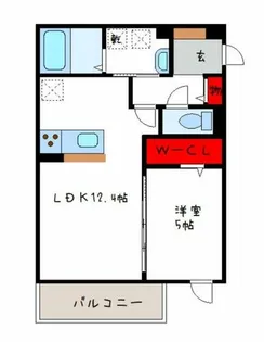パサログランデ背戸口【1階】の間取り