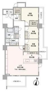 ネクサス薬院【1407号室】の間取り