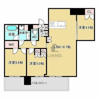 照葉ザ・タワー【14階】の間取り