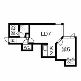 シェ・モア【106号室】の間取り