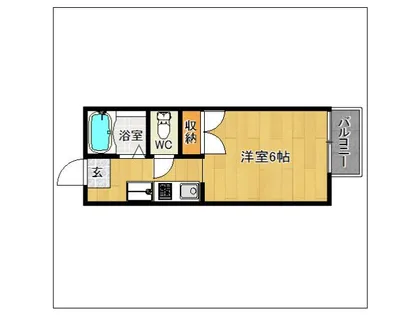 ハイツニュー大和【106号室】の間取り