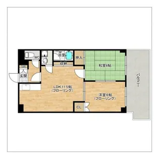スターマンション【101号室】の間取り