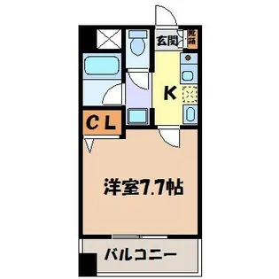 エスタシオン新栄【2階】の間取り