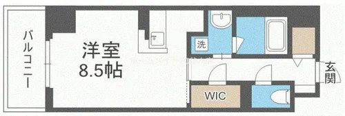 ドゥーエ立売堀【12階】の間取り