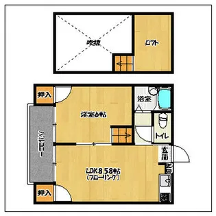 アメニティハウス95【1階】の間取り
