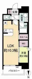 セレニテフラン本町【14階】の間取り