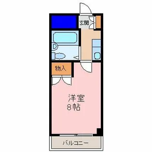 パークサイド塚本【1階】の間取り
