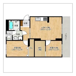 ミネルヴァ曰佐【4階】の間取り