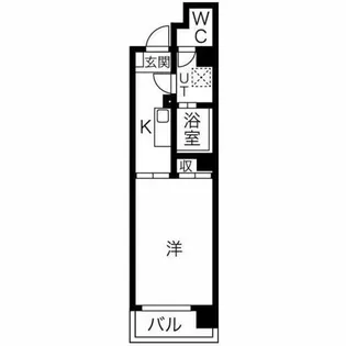 Merry住之江公園【1階】の間取り