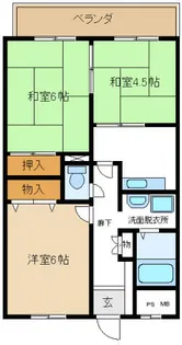 エストレラボアール7【203号室】の間取り