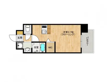 エンクレスト博多PARKSIDE【1215号室】の間取り