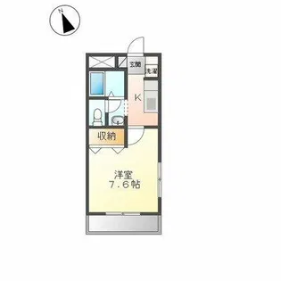 フレンドリーハイツ【1階】の間取り