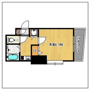 ライオンズマンション大濠第3【6階】の間取り