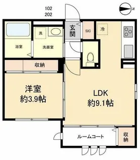 珊瑚【2階】の間取り