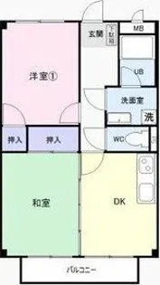 Surplus矢田【101号室】の間取り