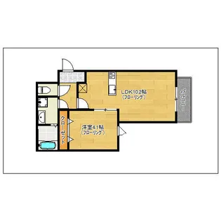 セジュール【2階】の間取り