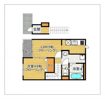 Ciel etoile(シエルエトワール)【202号室】の間取り