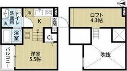 プランドールN(プランドールエヌ)【1階】の間取り
