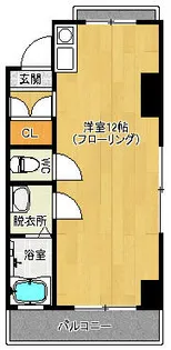 1Rの間取り画像