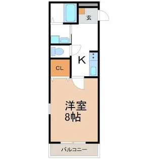 TIERRA安城【108号室】の間取り