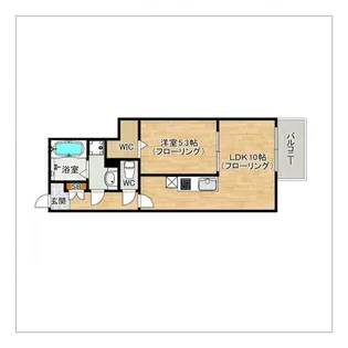 アーバンライフ潤南【A101号室】の間取り