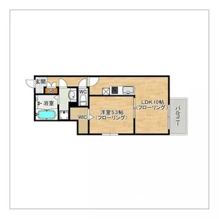 アーバンライフ潤南【A103号室】の間取り