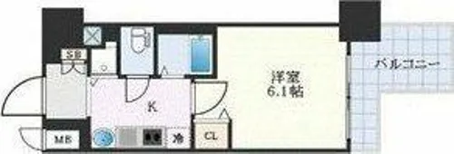 プレサンス錦プレミアム【4階】の間取り