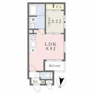 CHERIM日比野GRACE【1階】の間取り