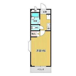 愛知県長久手市杁ケ池【アパート】の間取り