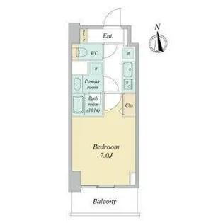 グランドゥール名駅西【803号室】の間取り